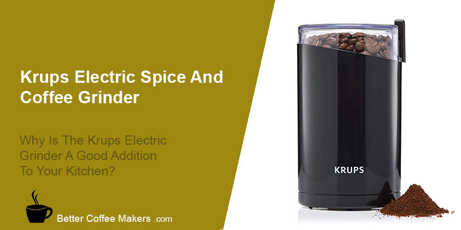 Krups Electric Spice And Coffee Grinder